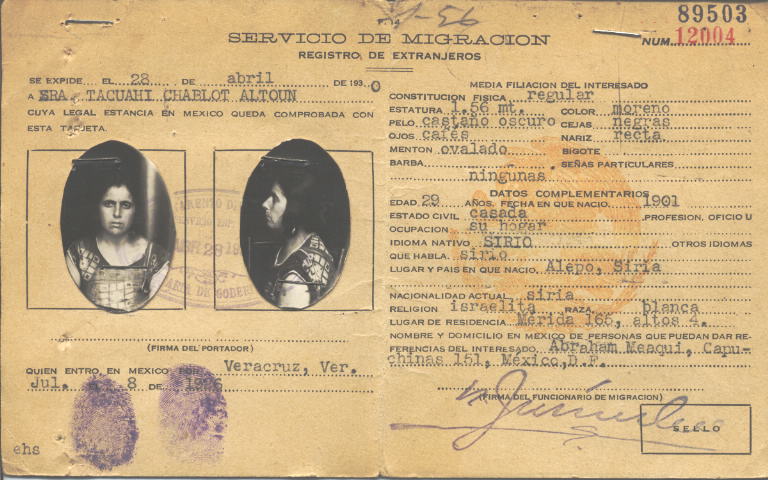 Altoun Tacuahi, Chablot