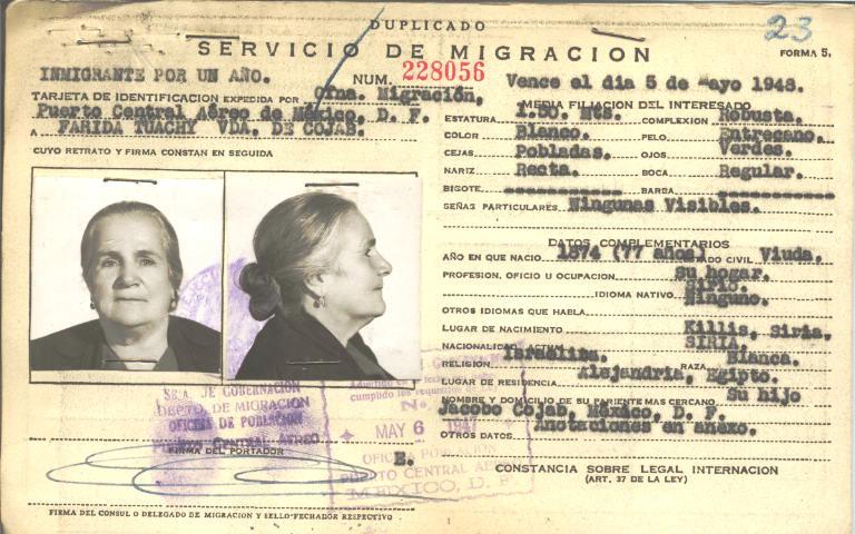 Farida Tuachy Vda. de Cojab