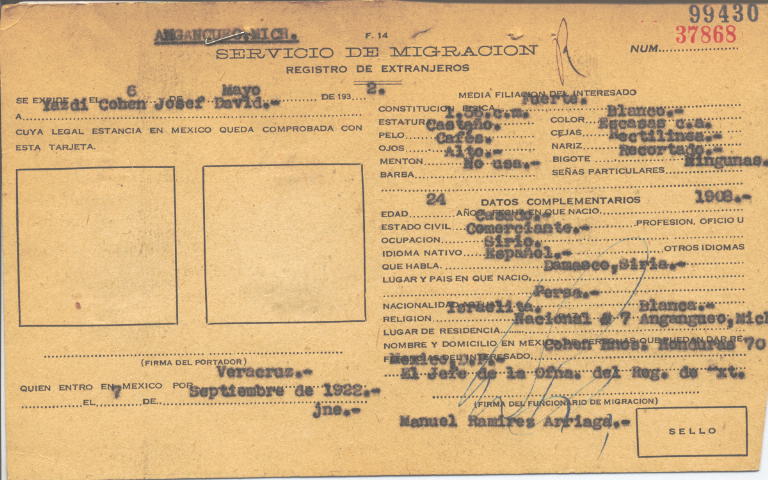 Josef David Yazdi Cohen