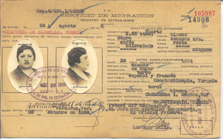 Rebeca Carrillo Mistriel de