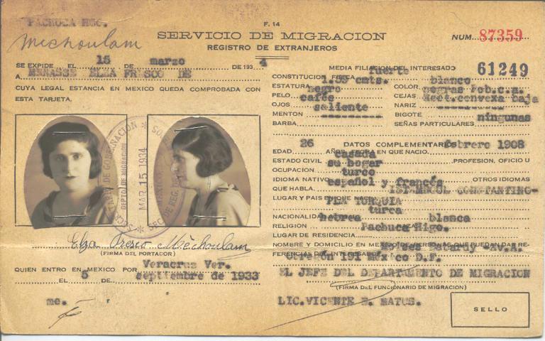 Elsa Menasse Fresco de Mechoulam