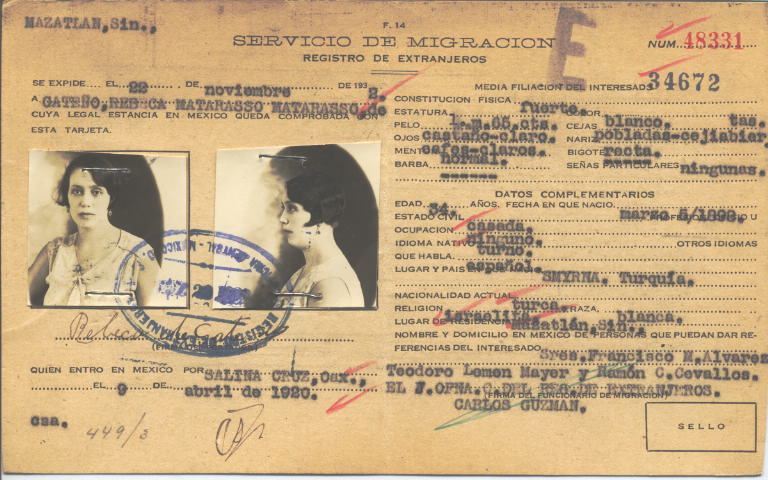 Rebeca Gateño Matarasso Matarasso de