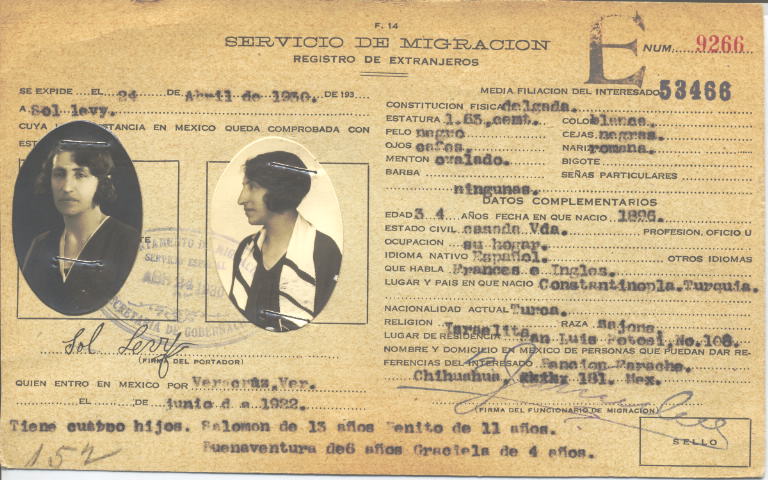 Sol Farajdi Levy Vda de Levy