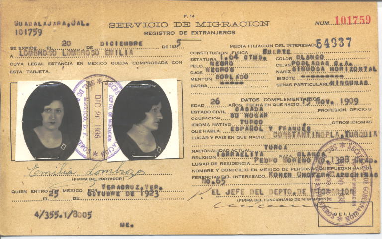 Emilia Lombroso, Lombroso