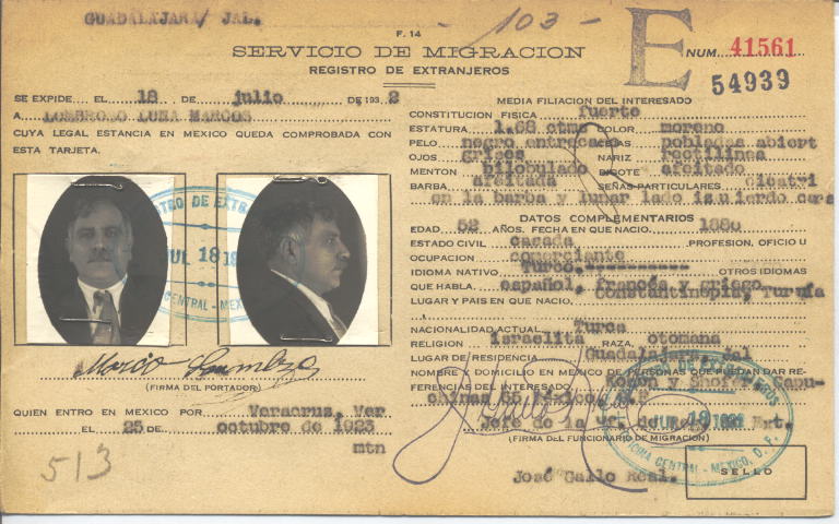 Marcos Lombroso, Luna