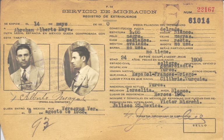 Alberto Maya, Abraham