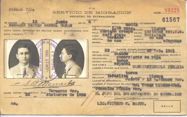 Samuel, Bohas Menache, Treves