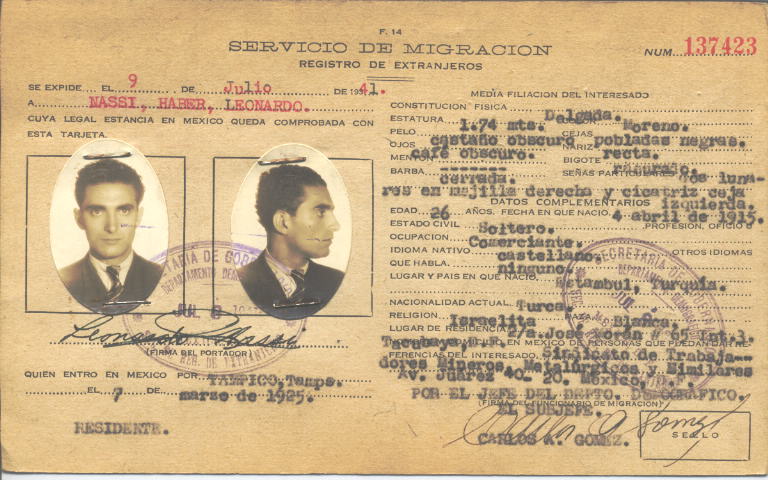 Leonardo Nassi, Haber