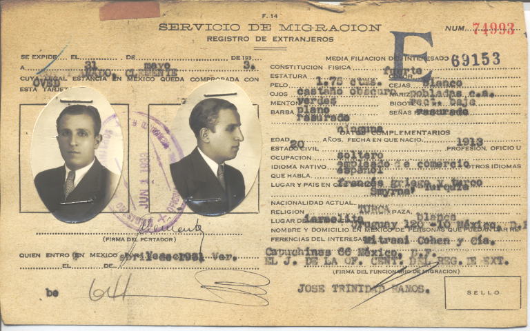 Clemente Oved, Amado