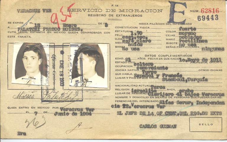 Moisés Palatchi, Fresco