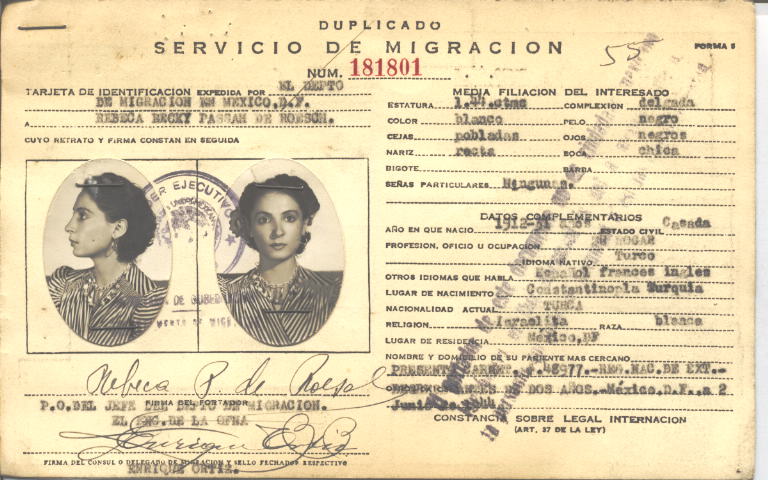 Rebeca, Becky Passah de Roesch