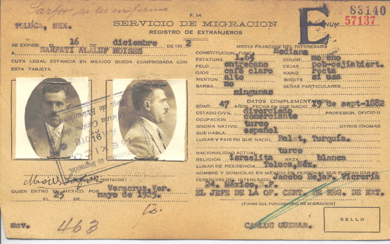 Moisés Sarfati, Alaluf