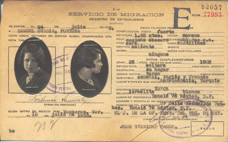 Fortuna Samuel, Ovadia