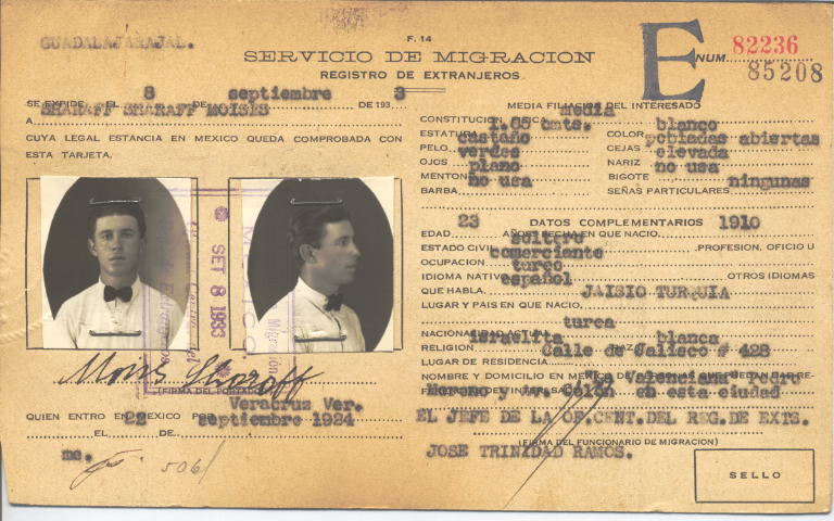 Moisés Sharaff, Sharaff