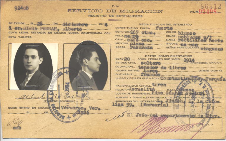 Alberto Sissa, Pesah