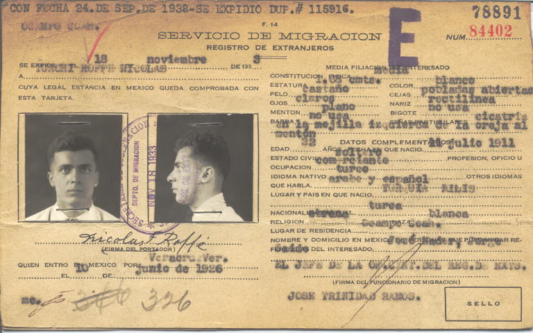 Nicolás Tuachi, Roffe