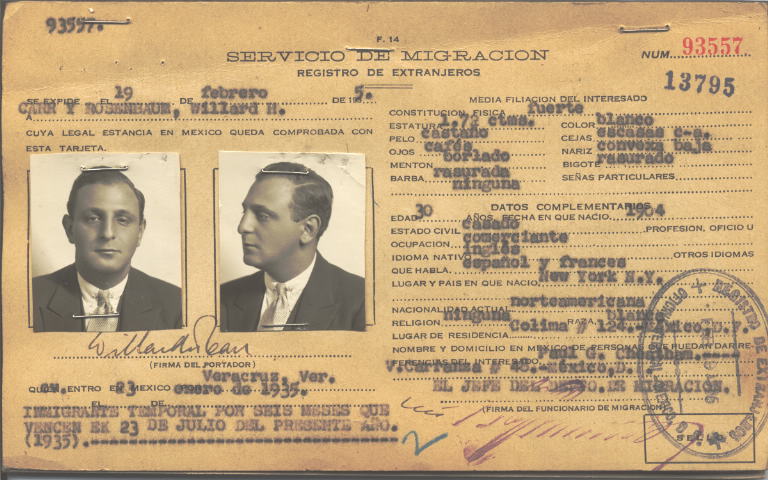 Williard Herbert Carr y Rosenbaum