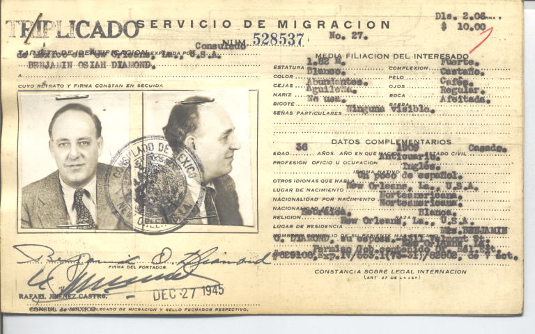 Benjamín Osiah Diamond