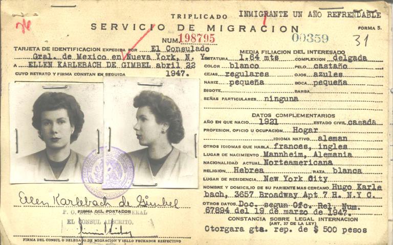 Ellen Karlebach de Gimbel