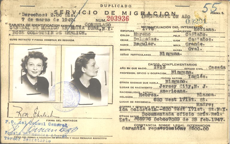 Rose Goldstein de Ehrlich