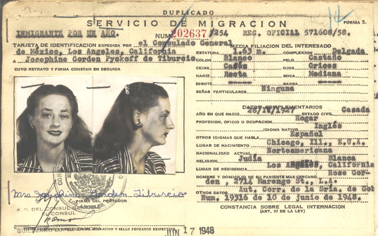 Josephine Gorden Pyckoff de Tiburcio