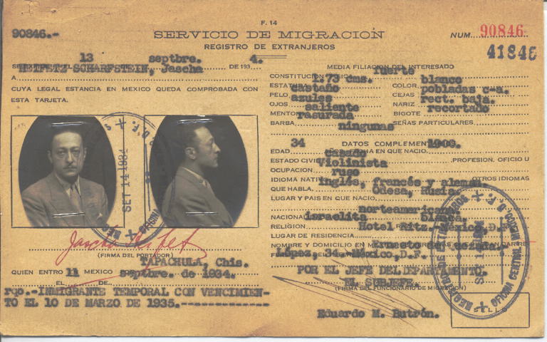 Jascha Heifetz Scharfstein