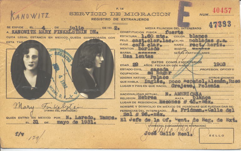 Mary Finkelstein de Kanowitz