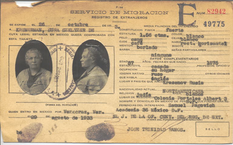 Sura Szeltzer de Kremerman