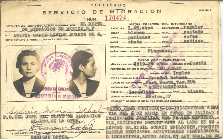 Sylvia Marie Levine Suskin de S.