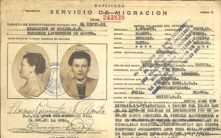 Florence Lewenstein de Acosta