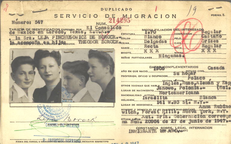 Leja Pinchusowicz de Borock