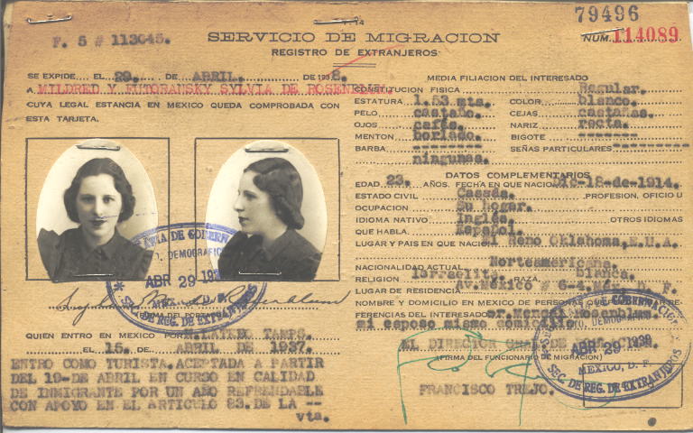 Mildred y Futoranski Silvya de Rosenblum