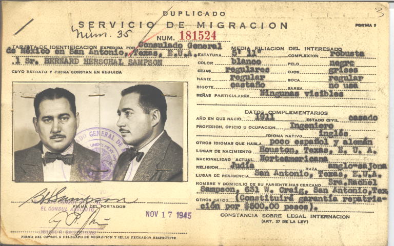 Bernard Herschal Sampson