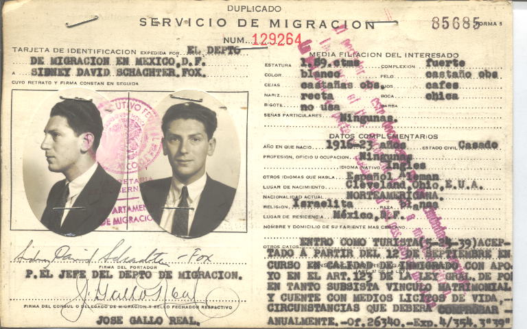 Sidney David Schachter Fox