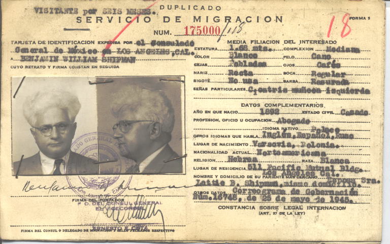 Benjamín William Shipman