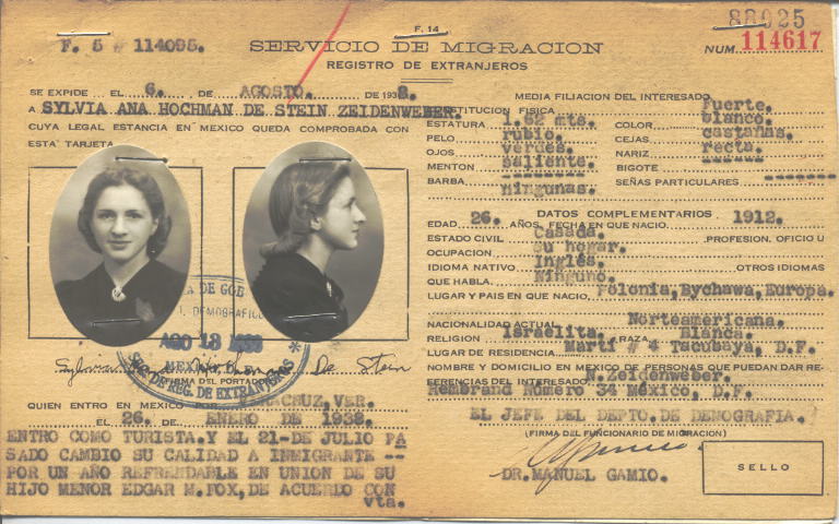 Sylvia Ana Hochman de Stein Zeidenweber