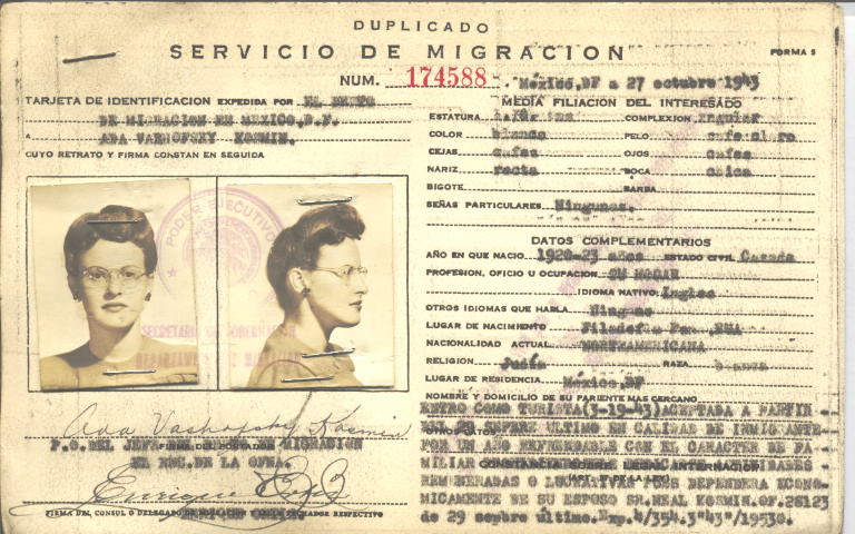 Ada Varnofsky Kosmin