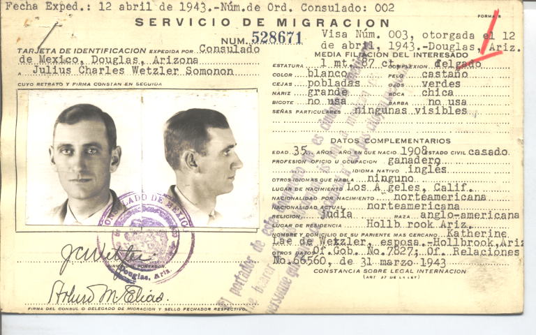 Julius Charles Wetzler Somonon