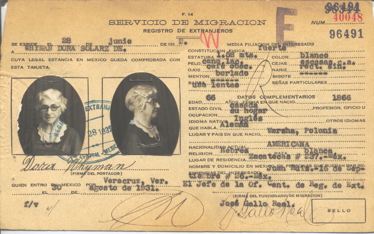 Dora Solarz de Whyman