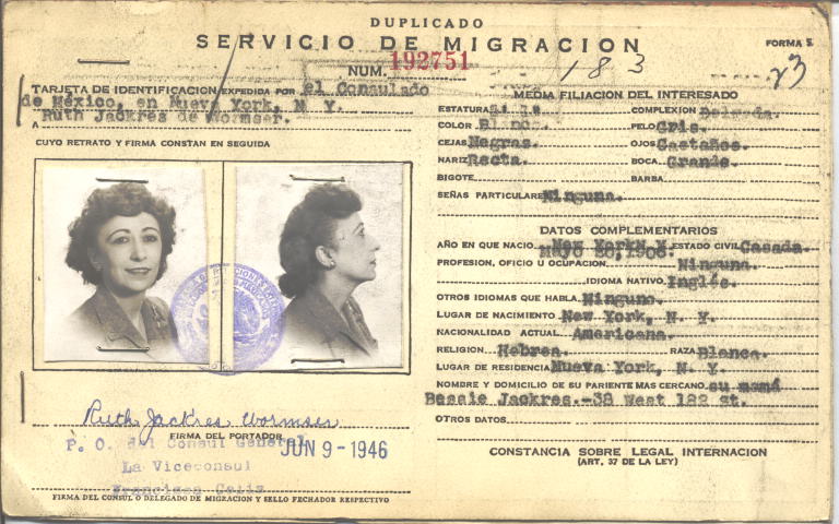 Ruth Jackres de Wormser