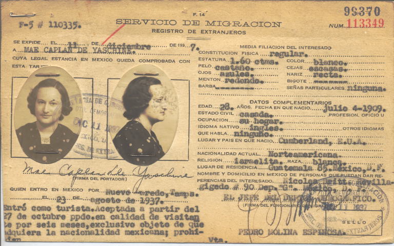 Mae Caplan de Yaschine