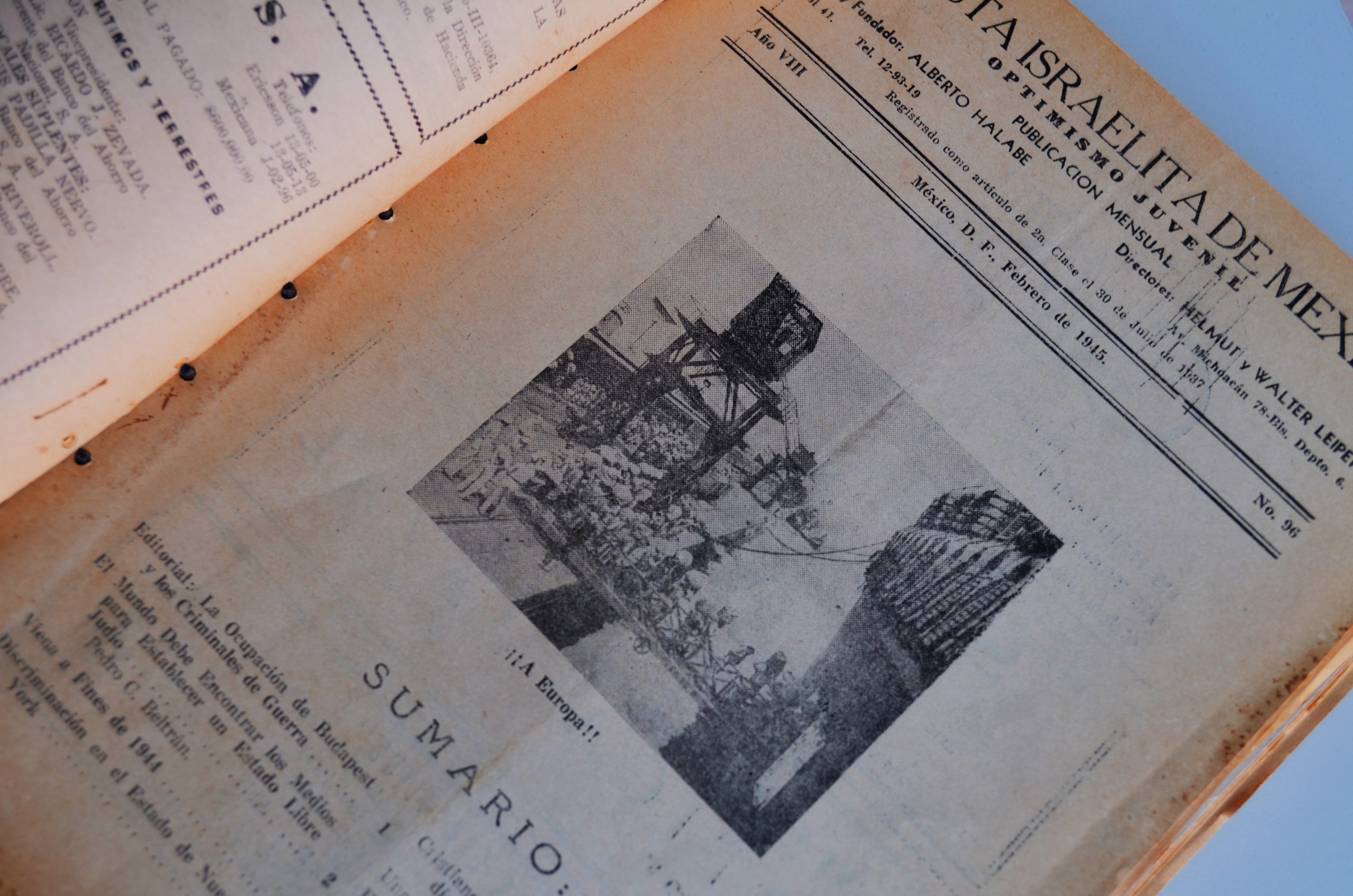 Optimismo Juvenil, febrero de 1945, p. 11 / Hemeroteca CDIJUM.