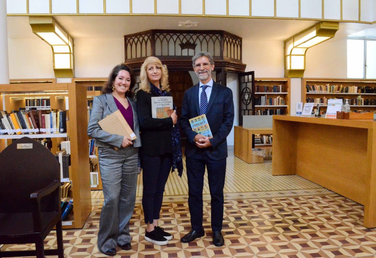 La Dra. Tessy Schlosser, la Dra. Silvia Hamui Sutton y el Arq. Ezra Cherem fueron los encargados de presentar oficialmente la cuarta edición de la FILJU.