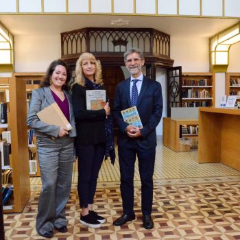 La Dra. Tessy Schlosser, la Dra. Silvia Hamui Sutton y el Arq. Ezra Cherem fueron los encargados de presentar oficialmente la cuarta edición de la FILJU.