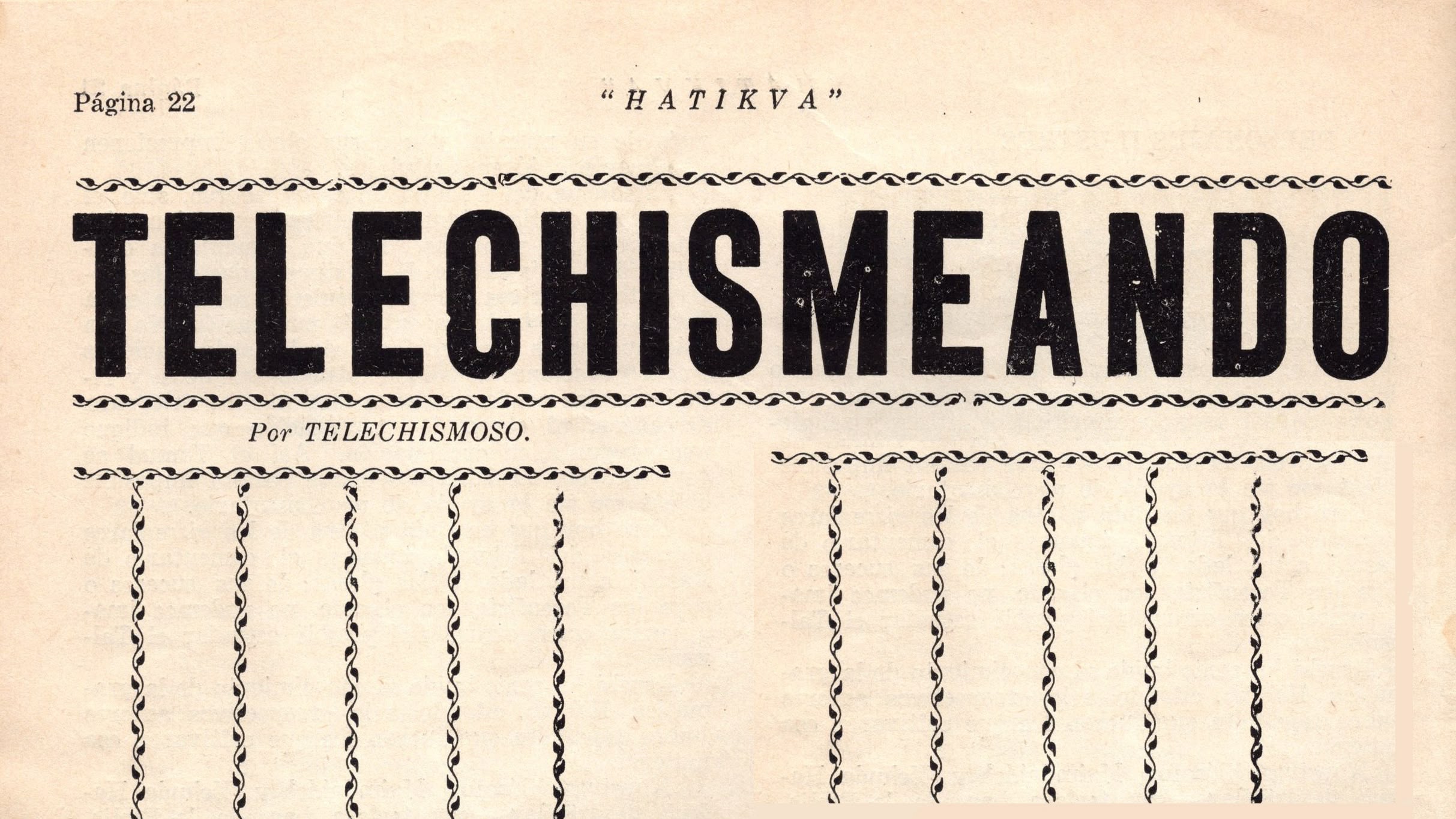 Telechismeando - portada